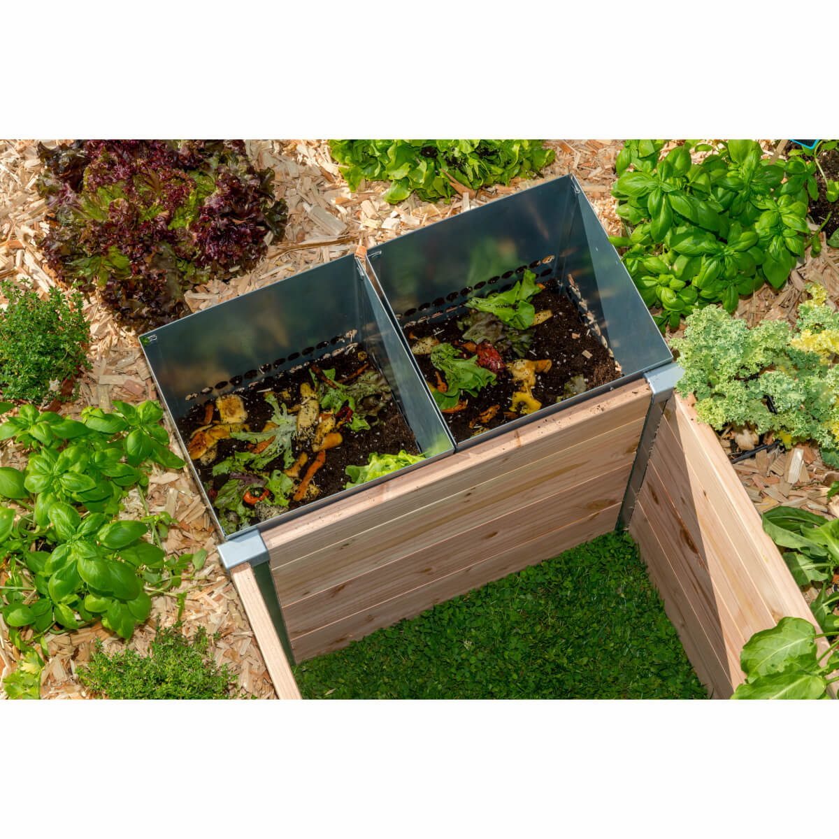 Keyhole Composter Keyhole Garden grand modèle - MonJardinBio.com