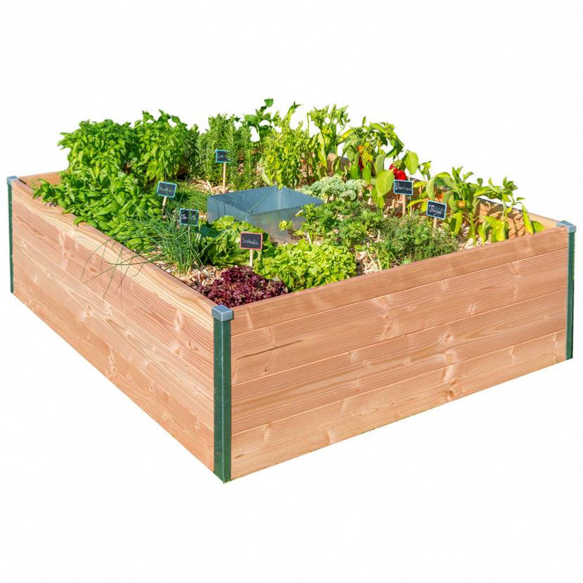 Keyhole Garden carré potager avec composteur - Petit Modèle